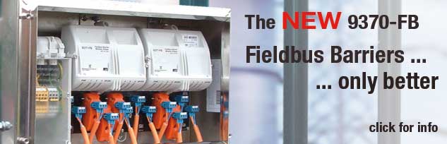 new I.S. fieldbus barriers ...... only better!